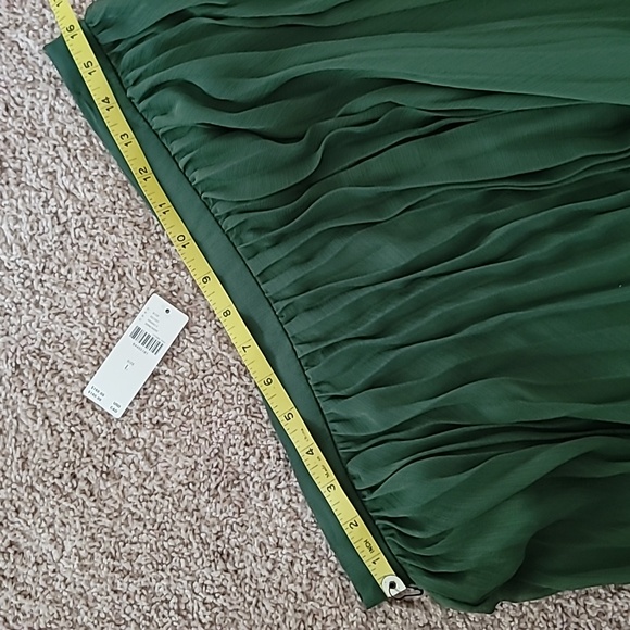 NWT RARE Anthropologie tall girl maxi pleated skirt size L - Picture 12 of 13